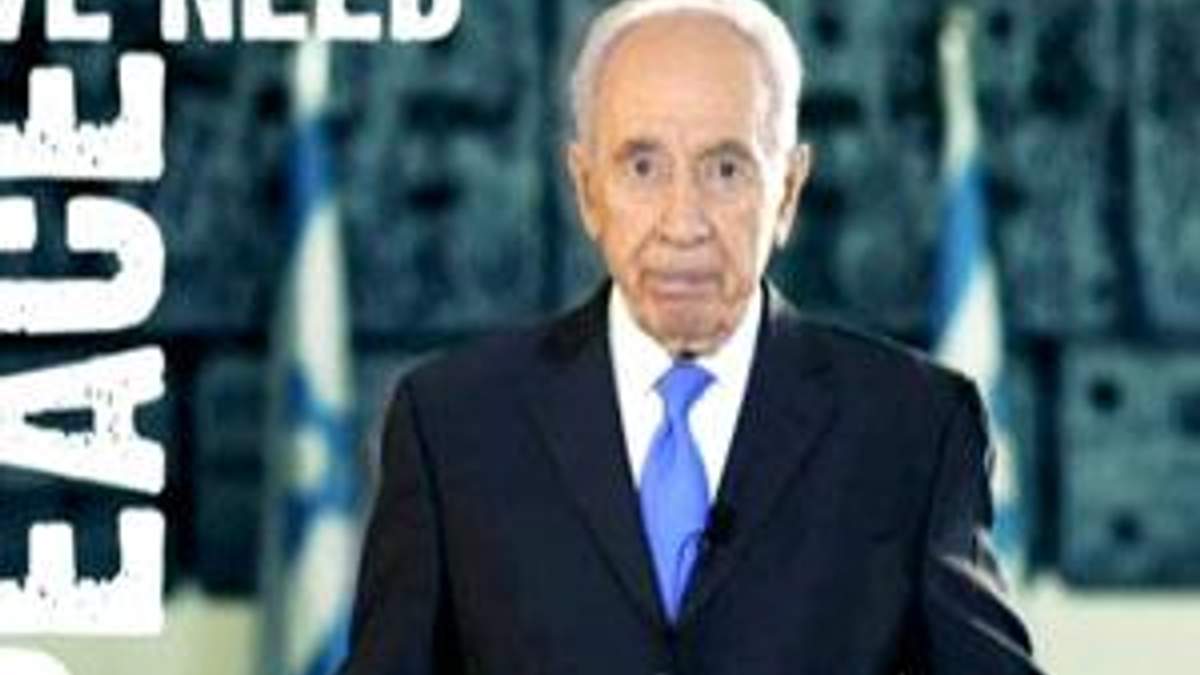 Президент Ізраїлю Шимон Перес випустив кліп
