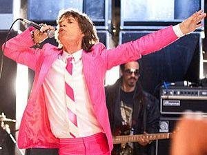 Мик Джаггер надел розовое