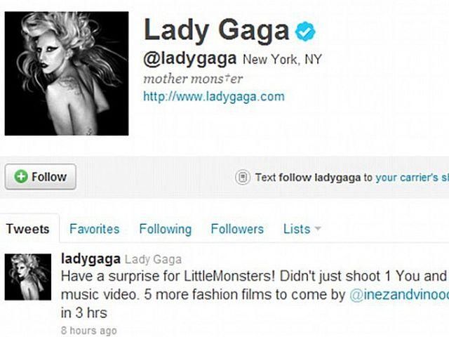 Леди Гага порадовала поклонников нежным видеороликом на ее последний сингл "You and I"