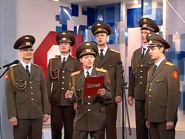 Российский военный хор перепел Адель (Видео)