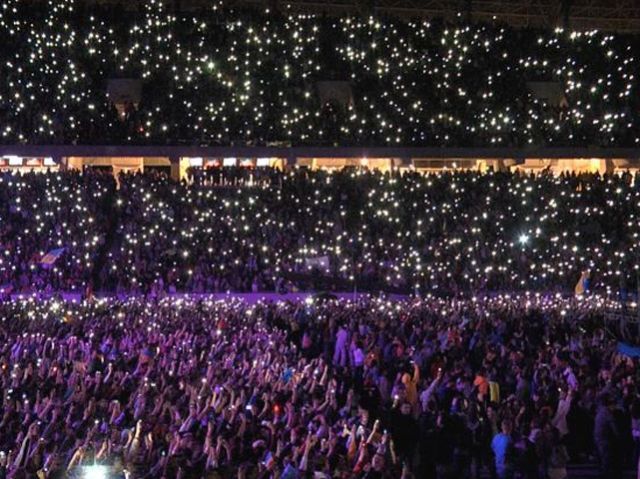 В День Независимости ОЕ отыграл концерт в Львове В День Независимости ОЕ отыграл концерт в Львове