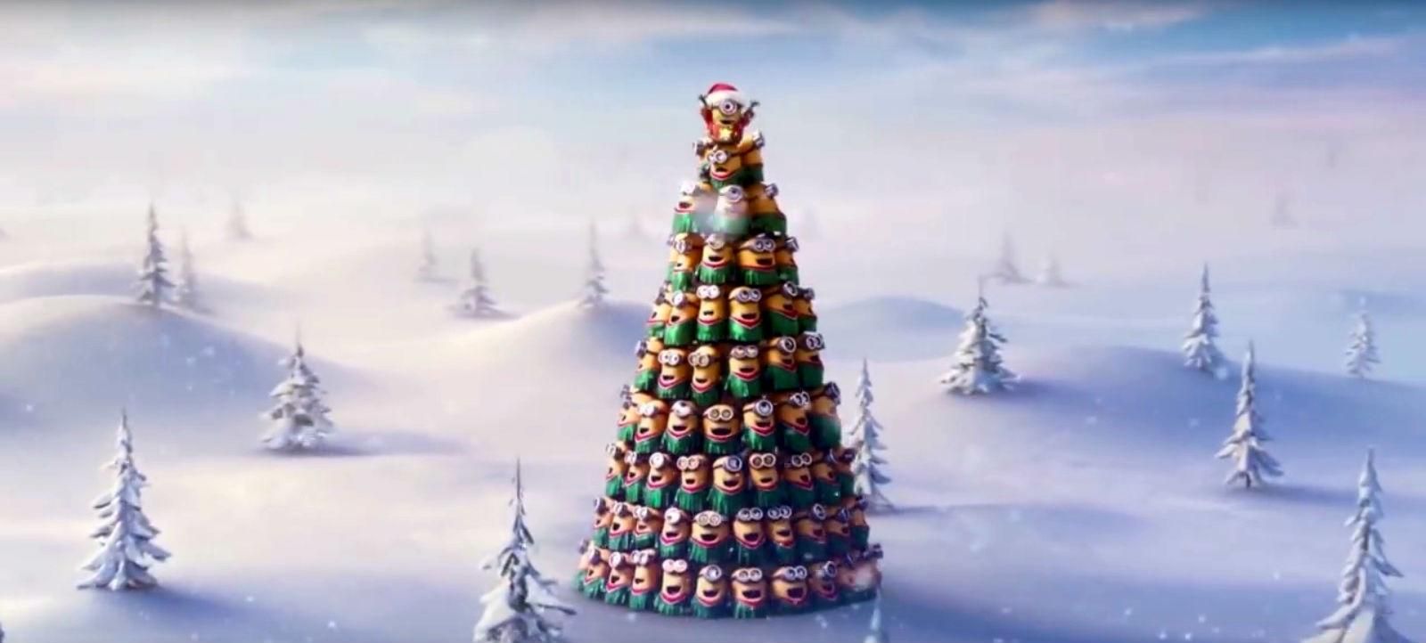 Посіпаки вітають з Різдвом запальною піснею Посіпаки вітають з Різдвом запальною піснею