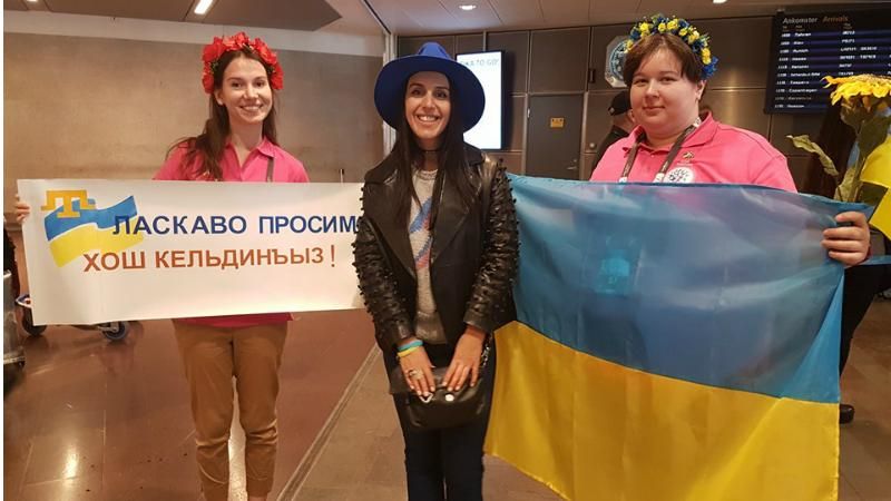 Джамала уже в Стокгольме: появились фото Джамала уже в Стокгольме: появились фото