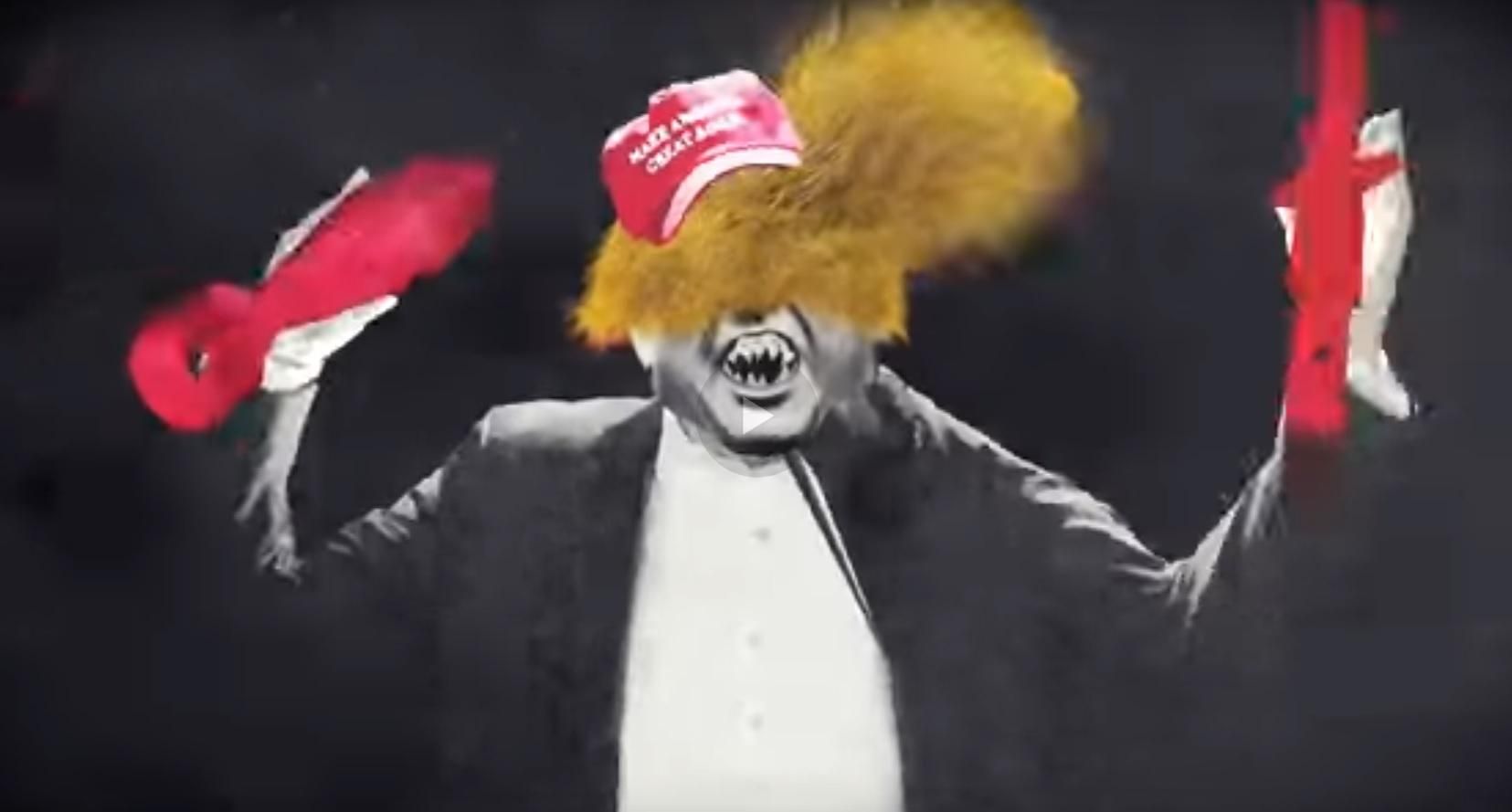 Известная рок-группа выпустила клип с жесткой карикатурой на Трампа