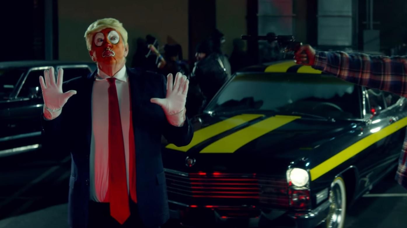 Відомий репер у своєму кліпі вистрілив у Трампа Відомий репер у своєму кліпі вистрілив у Трампа