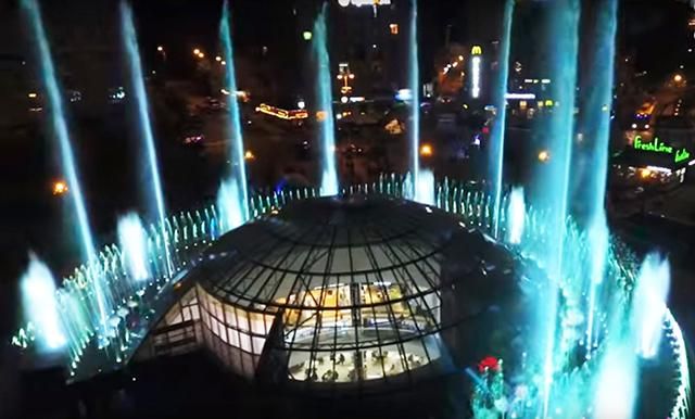 Київ напередодні Євробачення-2017: на відео зняли феєричні фонтани