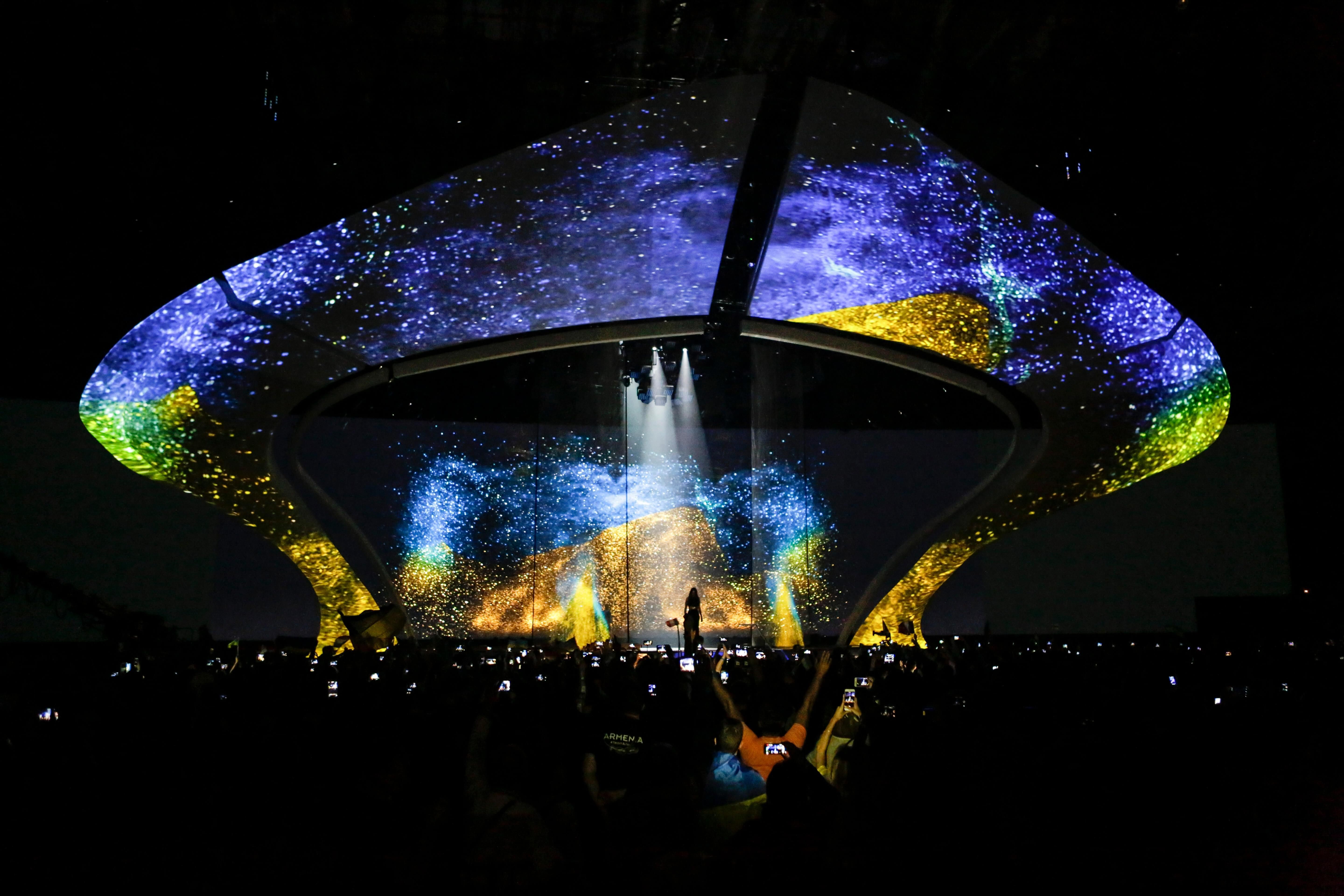 На репетициях финала Евровидения-2017 показали поразительные флаги стран-участников На репетициях финала Евровидения-2017 показали поразительные флаги стран-участников