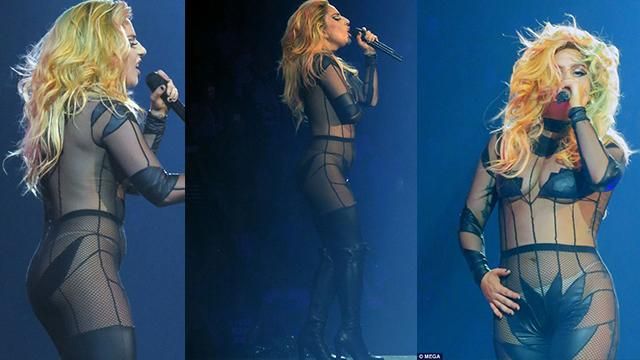 Леди Гага в неудачном образе выступила во время турне: фото