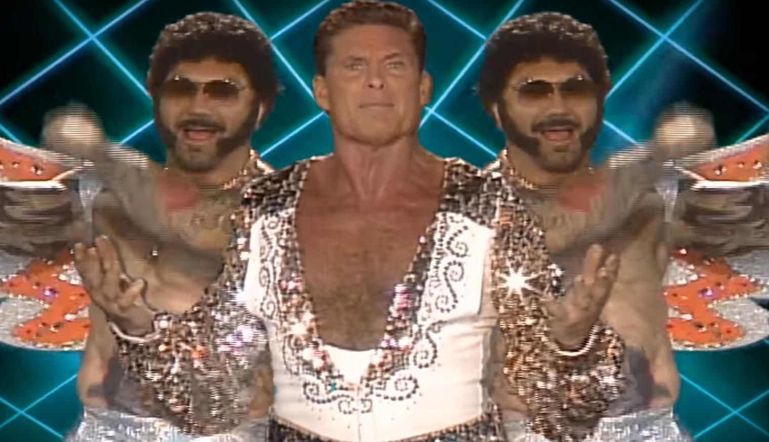 Звезда "Спасателей Малибу" снялся в клипе от Marvel в стиле 80-х: смешное видео Звезда "Спасателей Малибу" снялся в клипе от Marvel в стиле 80-х: смешное видео