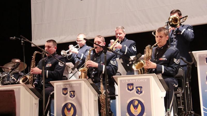 Музыканты военно-воздушных сил США рассказали о цели визита в Украину