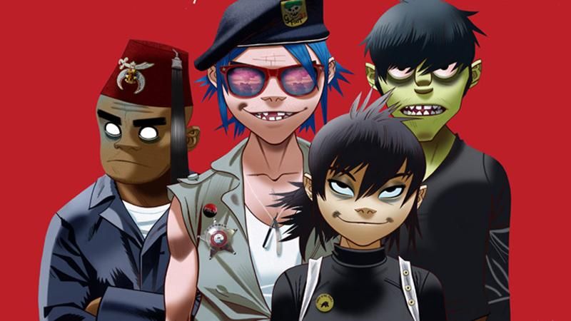 Gorillaz в Киеве в 2018 году на фестивале UPark Festival 2018 Gorillaz в Киеве в 2018 году на фестивале UPark Festival 2018