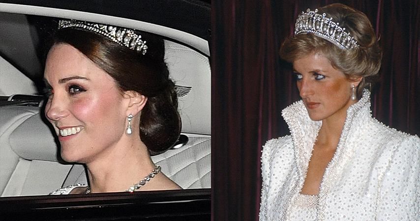 Кейт Міддлтон вийшла на публіку в тіарі принцеси Діани: фото Кейт Міддлтон вийшла на публіку в тіарі принцеси Діани: фото