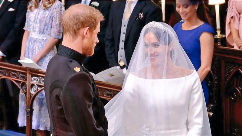 Принц Гарри заплакал от вида Меган Маркл: видео со свадьбы