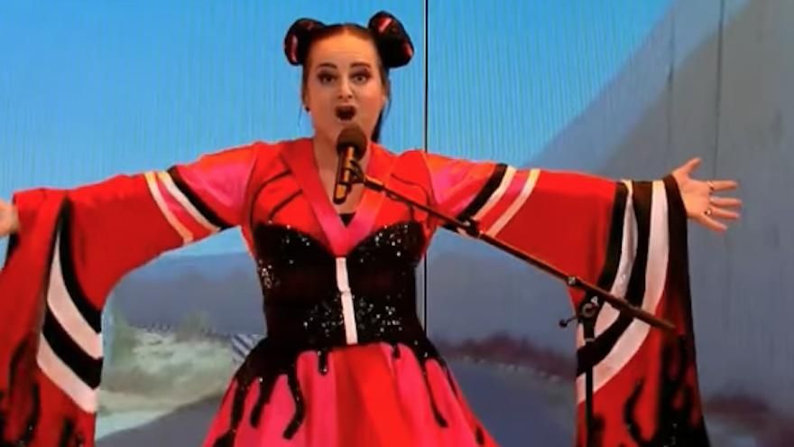 "Полюю на палестинців, долари США цок-цок": пародію на Нетту звинуватили в антисемітизмі "Полюю на палестинців, долари США цок-цок": пародію на Нетту звинуватили в антисемітизмі