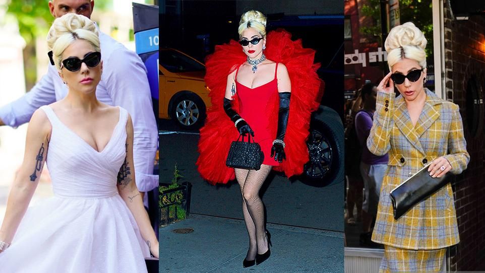 Леді Гага продемонструвала три оригінальні образи за один день: фото