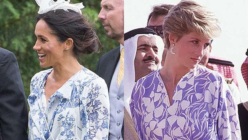 У мережі вражені подібністю образів Меган Маркл та принцеси Діани: фотопорівняння У мережі вражені подібністю образів Меган Маркл та принцеси Діани: фотопорівняння