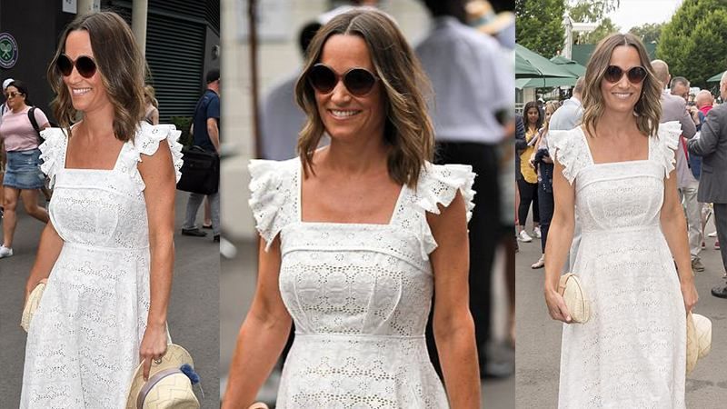 Вагітна Піппа Міддлтон показала ніжний літній образ на Вімблдонському турнірі: фото Вагітна Піппа Міддлтон показала ніжний літній образ на Вімблдонському турнірі: фото