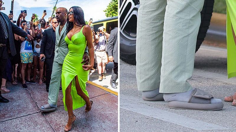 Певец Канье Уэст шокировал сеть чудаковатой обувью: фото Певец Канье Уэст шокировал сеть чудаковатой обувью: фото