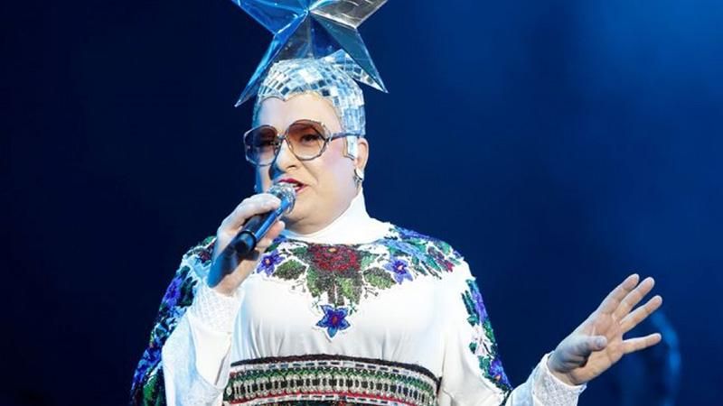 Верка Сердючка выступила на российском фестивале "Новая волна": видеофакт