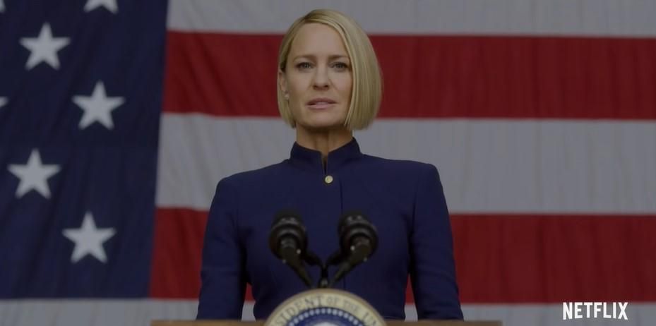 "Картковий будинок" представив новий тизер з Робін Райт в ролі президента "Картковий будинок" представив новий тизер з Робін Райт в ролі президента