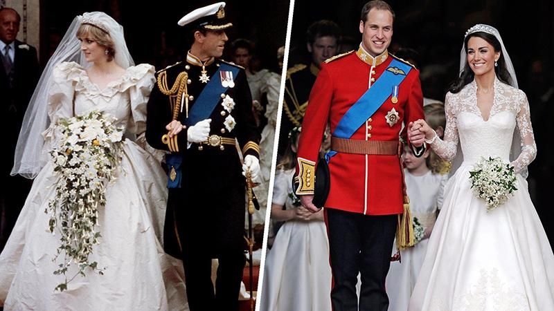 Найкращі та найгірші весільні сукні у королівській родині: фото