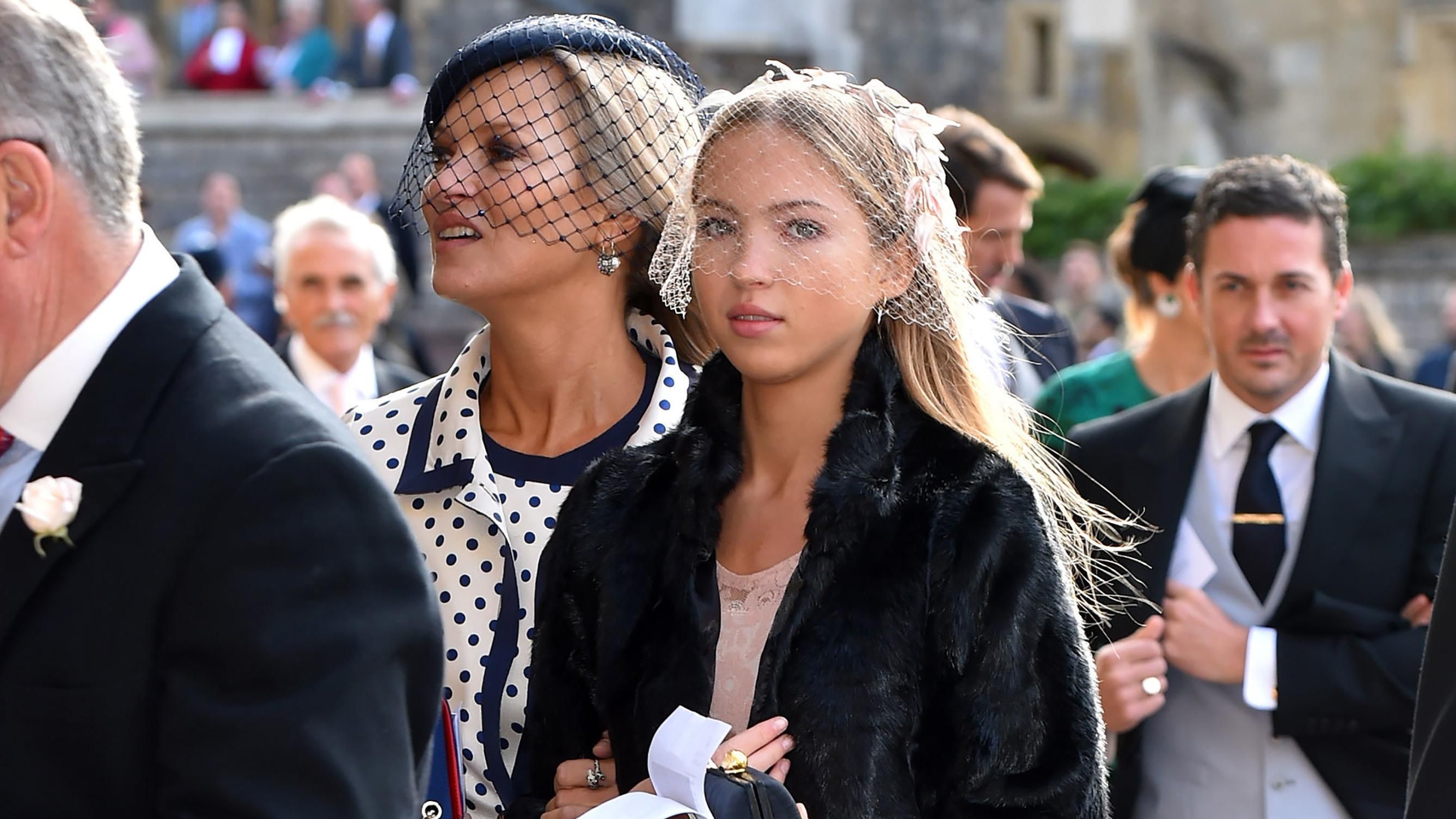 Кейт Мосс відвідала весілля принцеси Євгенії з красунею-донькою Лілою: фото