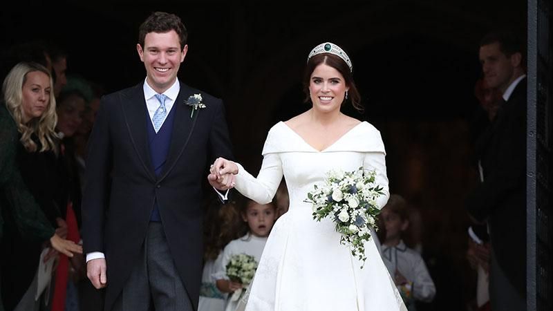 Весілля принцеси Євгенії та Джека Бруксбенка: у мережі з'явились розкішні фото святкового торта
