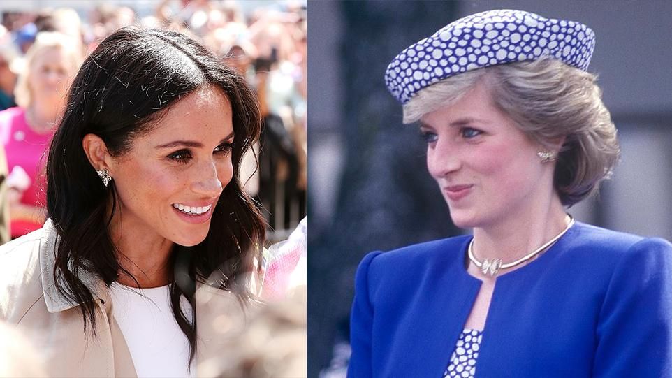 Меган Маркл вийшла на публіку у прикрасах принцеси Діани: фото Меган Маркл вийшла на публіку у прикрасах принцеси Діани: фото