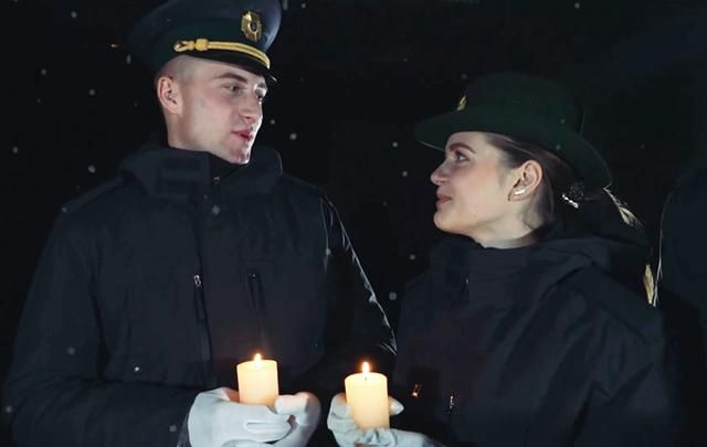 Накануне Рождества украинские пограничники спели "Щедрик": видео