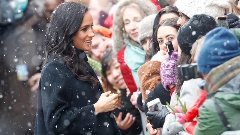 Снегопады – не преграда: принц Гарри и беременная Меган Маркл приехали в Бристоль Снегопады – не преграда: принц Гарри и беременная Меган Маркл приехали в Бристоль