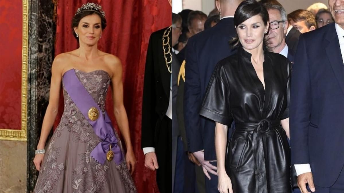 Сучасна королева: Летиція змінила пишну сукню на шкіряне звабливе вбрання