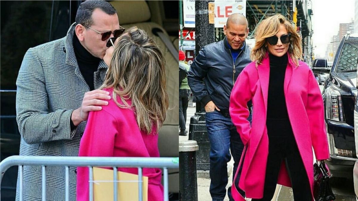 С чем носить пальто цвета фуксии: стильный пример Дженнифер Лопес С чем носить пальто цвета фуксии: стильный пример Дженнифер Лопес