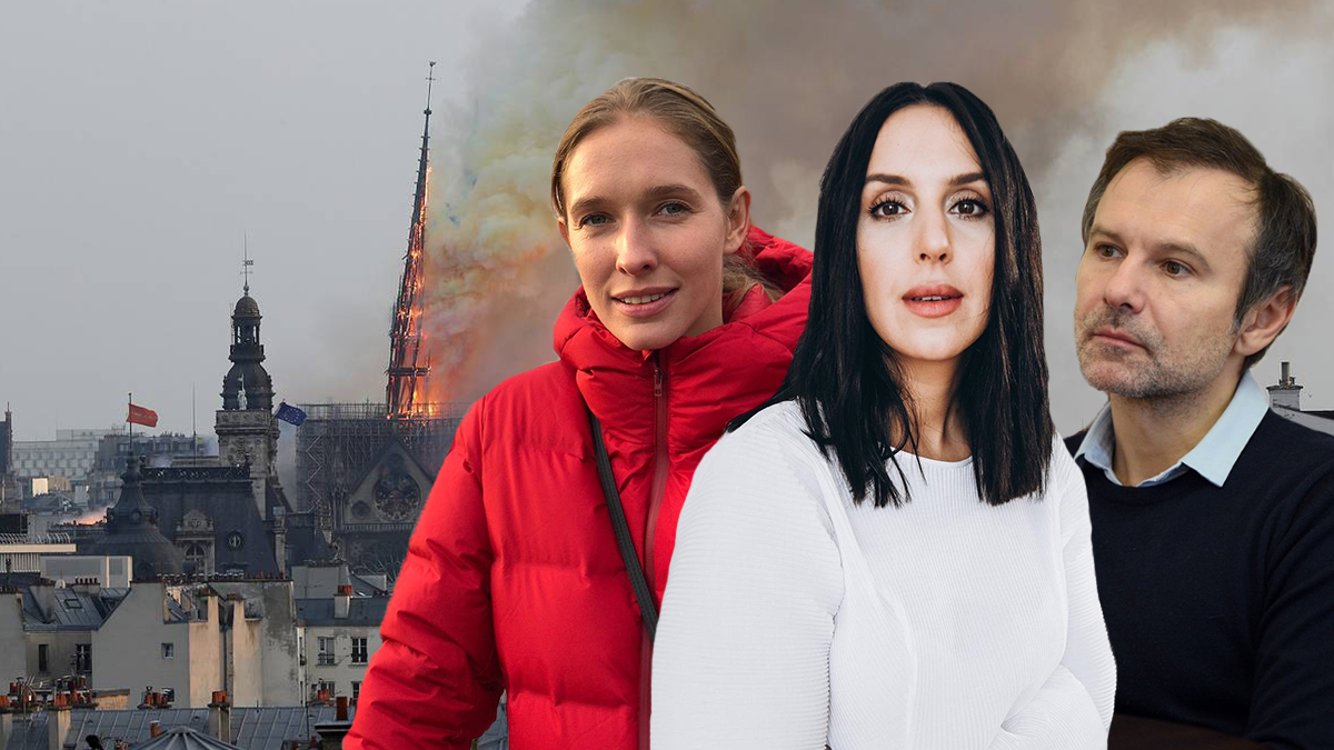 Нотр-Дам казался вечным: украинские звезды прокомментировали резонансный пожар в Париже