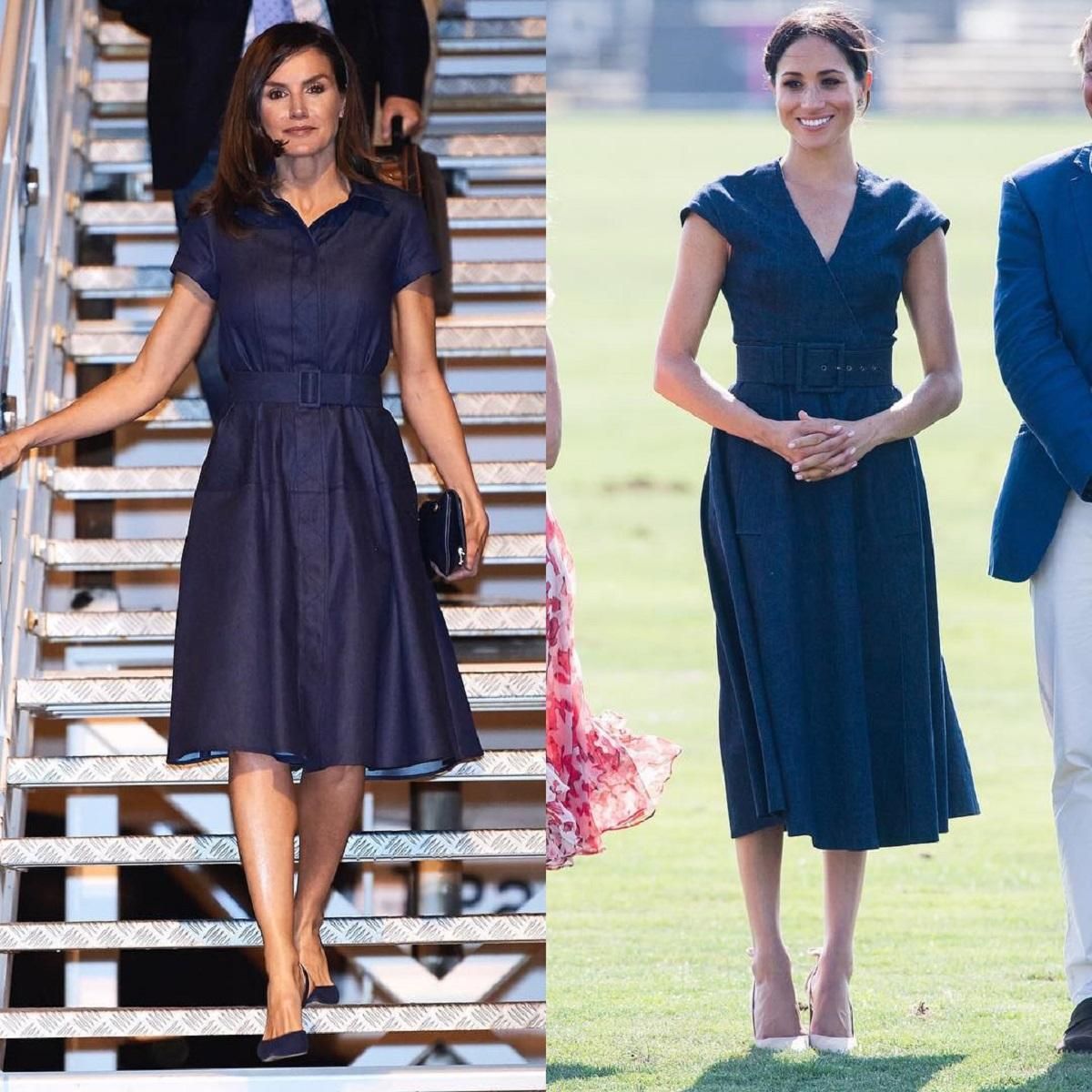 У джинсовій сукні: як іспанська королева Летиція повторила образ Меган Маркл У джинсовій сукні: як іспанська королева Летиція повторила образ Меган Маркл