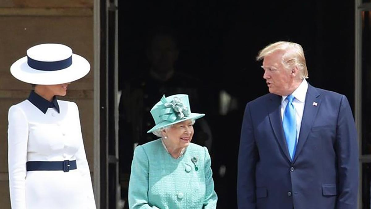 Забыл о Мелании: Дональд Трамп оконфузился в Букингемском дворце