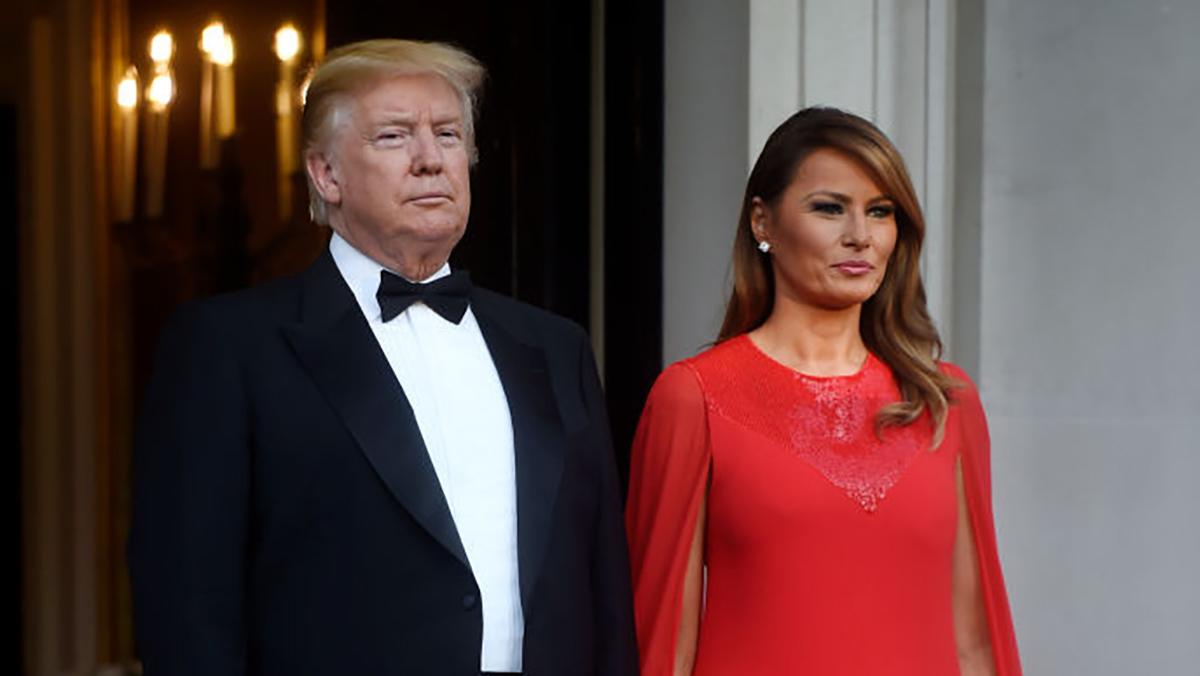 Роскошь по-американски: Мелания Трамп засветила потрясающее платье