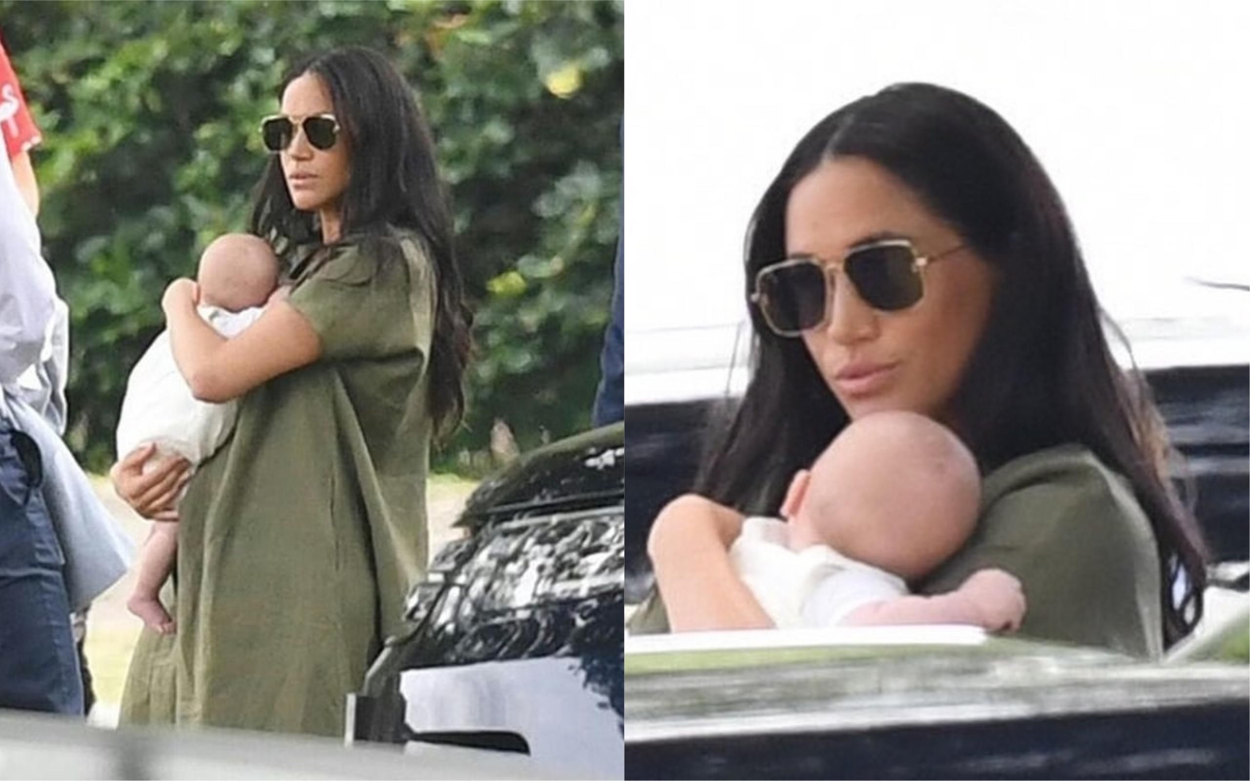 Меган Маркл вперше вийшла в світ з новонародженим Арчі Харрісоном: фото від папараці Меган Маркл вперше вийшла в світ з новонародженим Арчі Харрісоном: фото від папараці