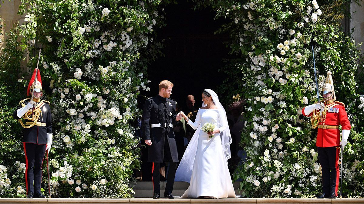 Принц Гарри и Меган Маркл опубликовали фото со свадьбы, которого еще не было в сети