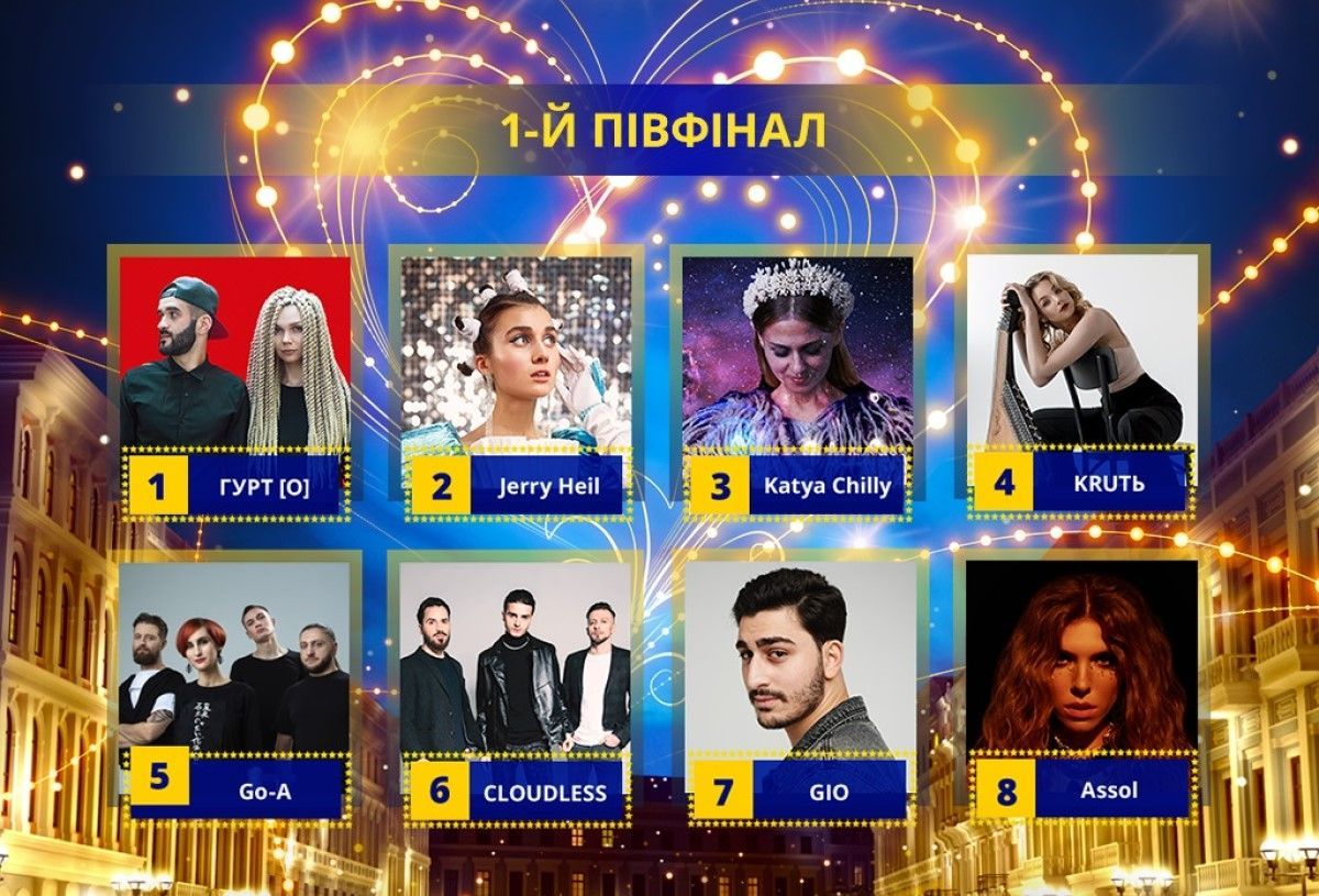 Нацотбор на Евровидение-2020: о чем будут петь участники первого полуфинала