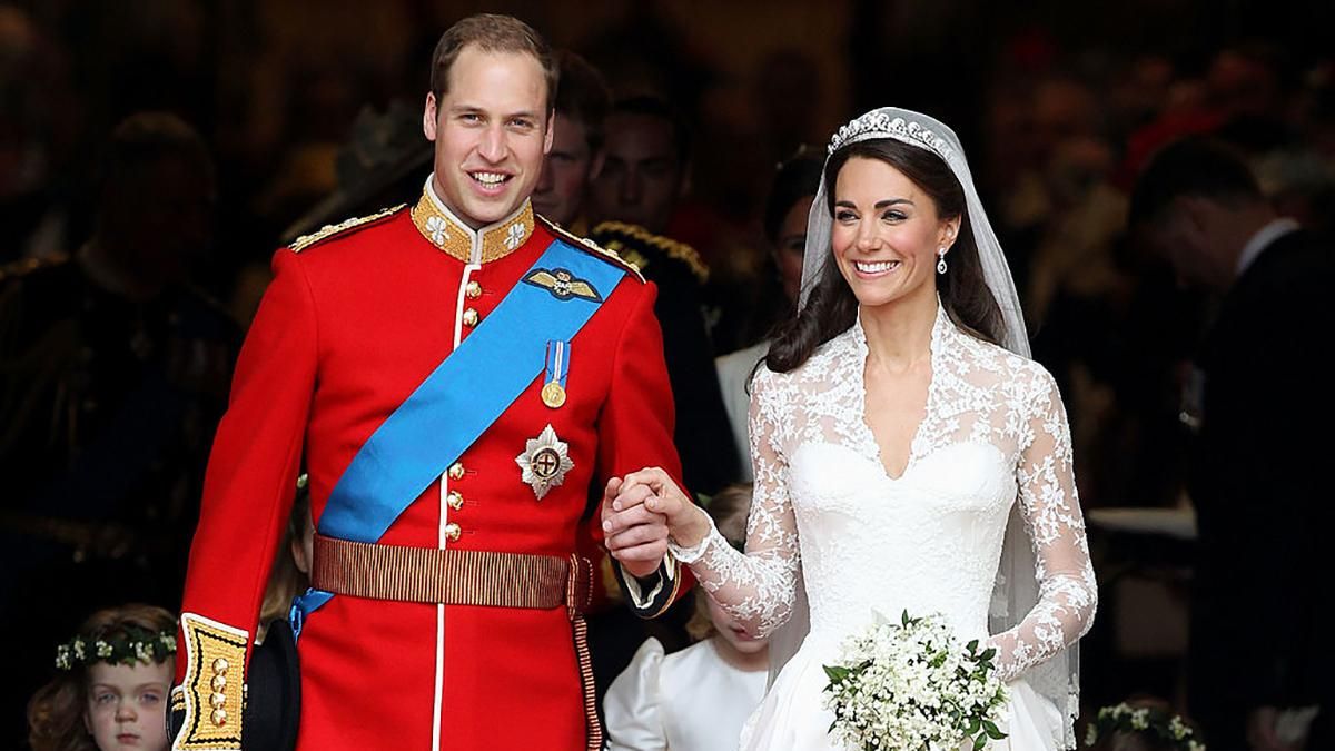 9 годовщина брака Кейт Миддлтон и принца Уильяма: архивные фото свадьбы