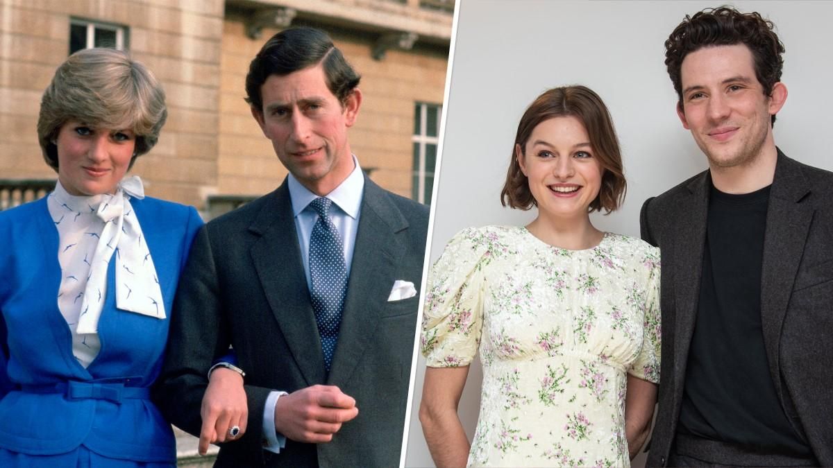 Корона 4 сезон: актеры воссоздали фото принца Чарльза и Дианы