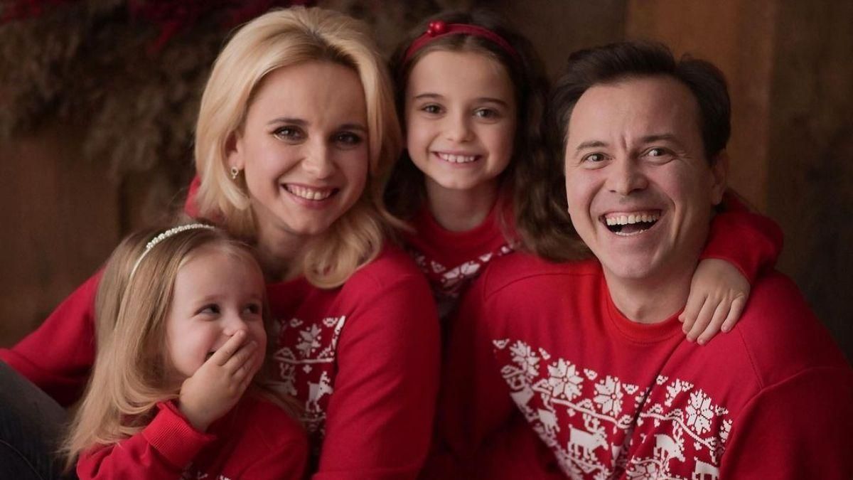 Лілія Ребрик з сім'єю Лілія Ребрик з сім'єю