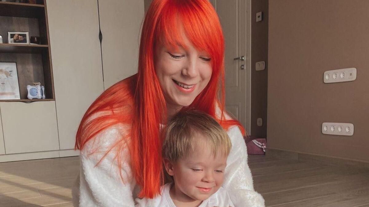 Світлана Тарабарова з сином Світлана Тарабарова з сином