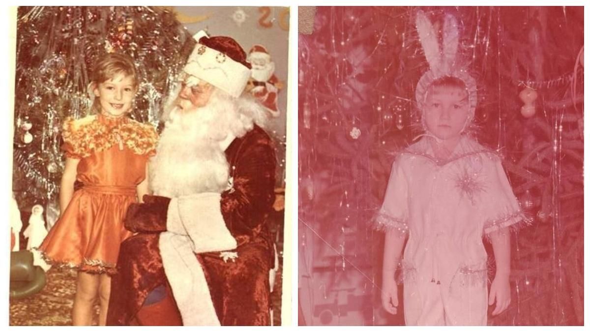 Як зірки виглядали на новорічних ранках: архівні фото Як зірки виглядали на новорічних ранках: архівні фото