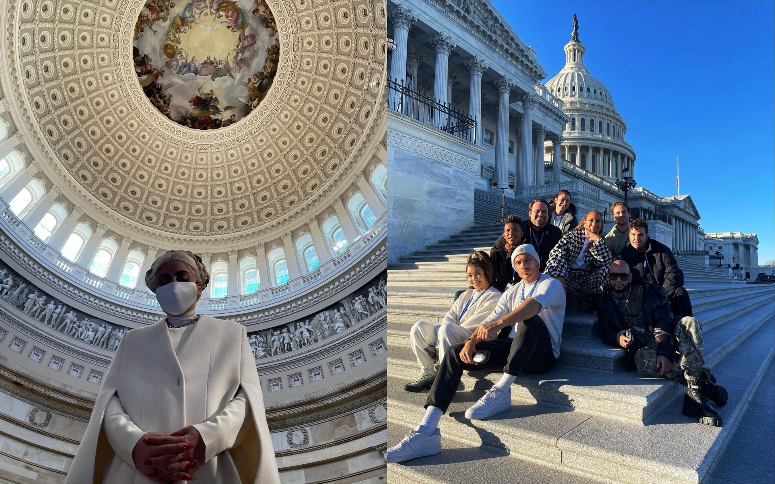 Леди Гага и Джей Ло готовятся к инаугурации Байдена: фото и видео Леди Гага и Джей Ло готовятся к инаугурации Байдена: фото и видео