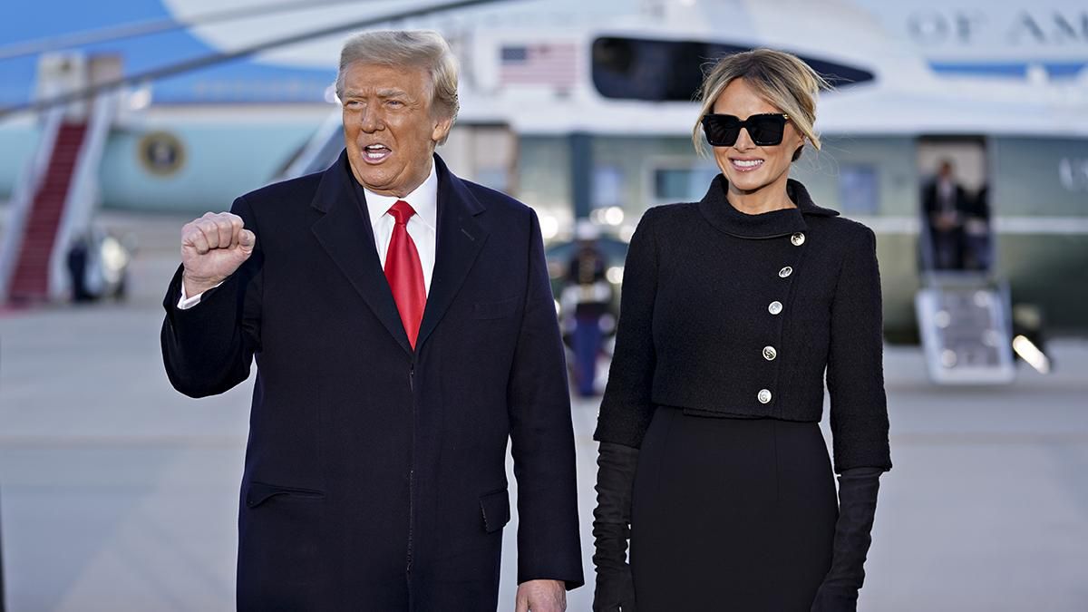 Меланія Трамп з'явилась на публіці в чорному вбранні: фото Меланія Трамп з'явилась на публіці в чорному вбранні: фото