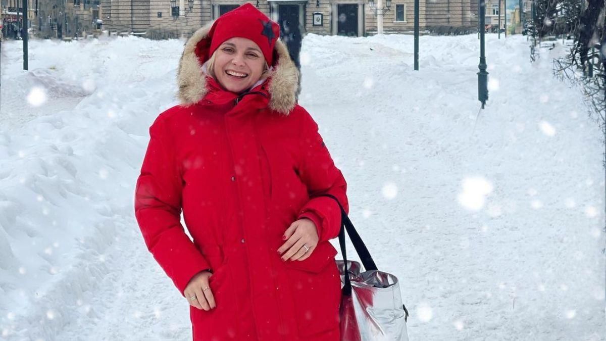 Лилия Ребрик показала зимний образ во Львове: фото Лилия Ребрик показала зимний образ во Львове: фото