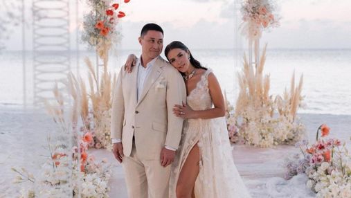 Телеведуча Іванна Онуфрійчук зіграла розкішне весілля на Мальдівах: фото