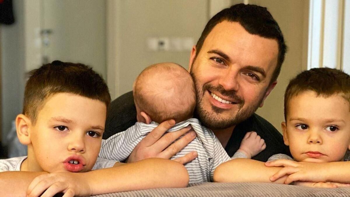 Григорій Решетник вперше показав обличчя сина: чуттєве фото Григорій Решетник вперше показав обличчя сина: чуттєве фото