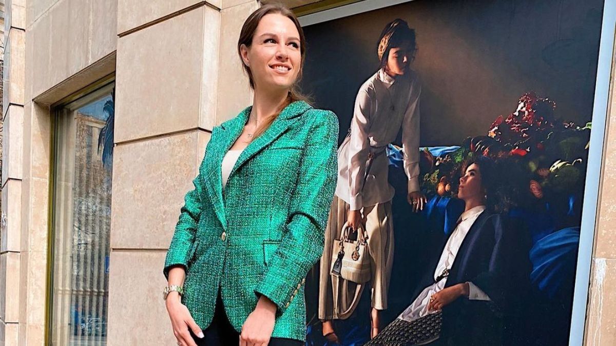 Жена Григория Решетника в трендовом пиджаке: фото Жена Григория Решетника в трендовом пиджаке: фото